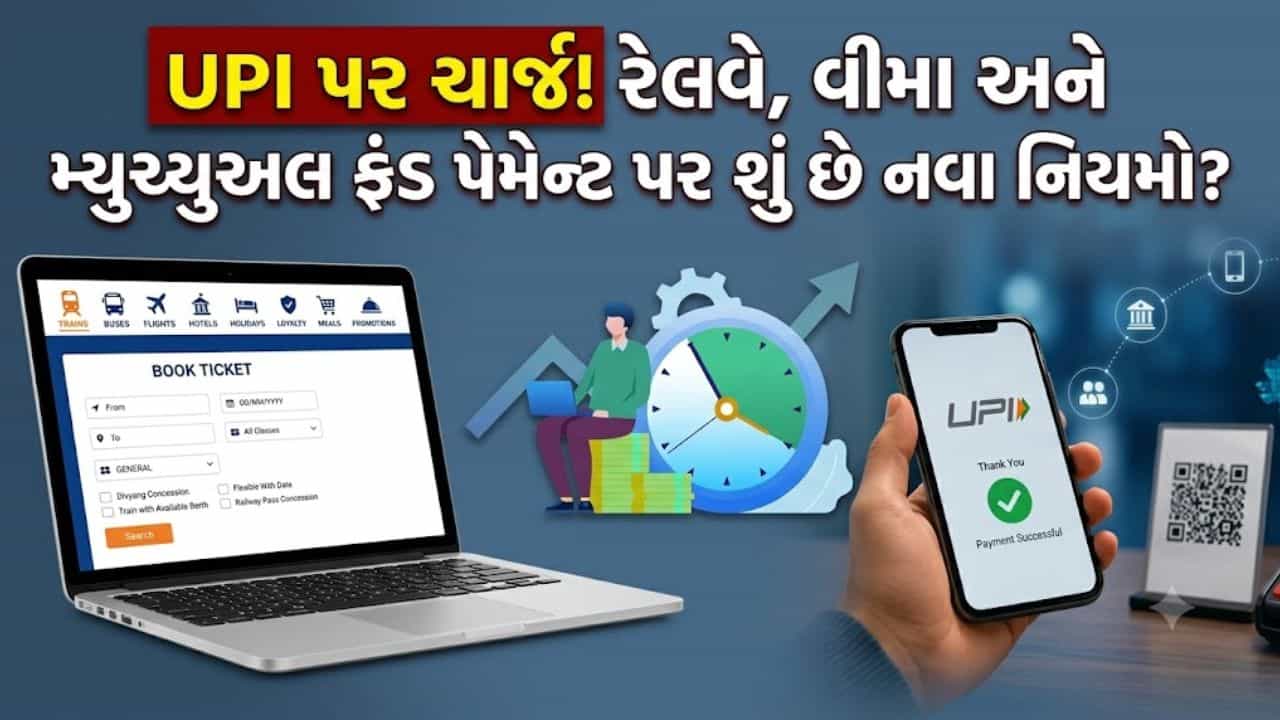 રેલવે, વીમો, મ્યુચ્યુઅલ ફંડથી P2P, P2M સુધી... કયા પેમેન્ટ પર લાગશે ચાર્જ અને કોને મળશે છૂટ?