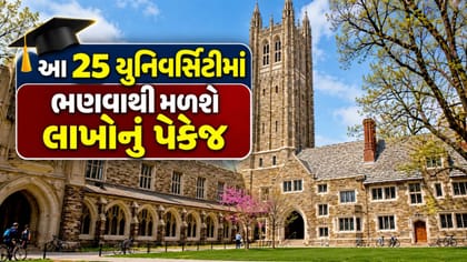 આ 25 યુનિવર્સિટીઓમાંથી ડિગ્રી મેળવવાથી તમને લાખો રૂપિયાનું પેકેજ મળશે!