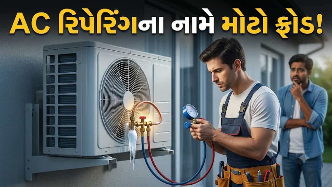 સાવધાન! AC રિપેરિંગના નામે મોટો સ્કેમ, વાલ્વ બંધ કરી ગ્રાહકો પાસેથી વસૂલવામાં આવે છે હજારો રૂપિયા, જુઓ-Video