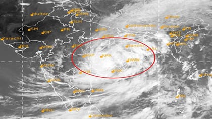 વાવાઝોડુ અર્નબ ઓરિસ્સાના દરિયાકાંઠે ટકરાયું