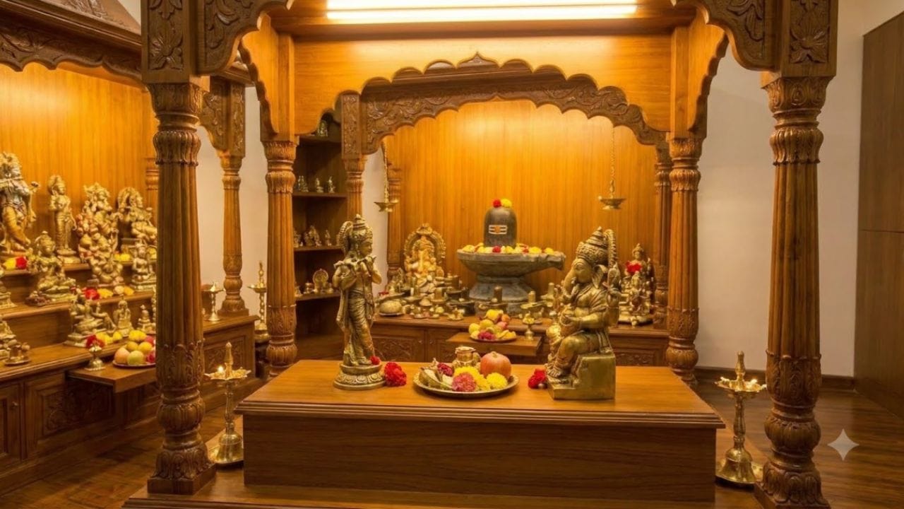 ઘરના મંદિરમાં એક જ દેવતાની અનેક મોટી મૂર્તિઓ રાખવાનું ટાળવાની વાસ્તુ માન્યતા છે. ખાસ કરીને એકથી વધુ શિવલિંગ સ્થાપિત ન કરવાની સલાહ આપવામાં આવે છે. મંદિરમાં રહેલી તૂટેલી મૂર્તિઓ પણ રાખવી નહીં અને તેને યોગ્ય ધાર્મિક રીતથી વિસર્જિત કરવાની સલાહ આપવામાં આવે છે.

