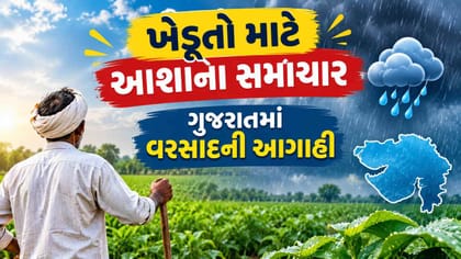 હવામાન વિભાગે ખેડૂતો માટે આપ્યા સારા સમાચાર, આ તારીખોમાં પડશે વરસાદ