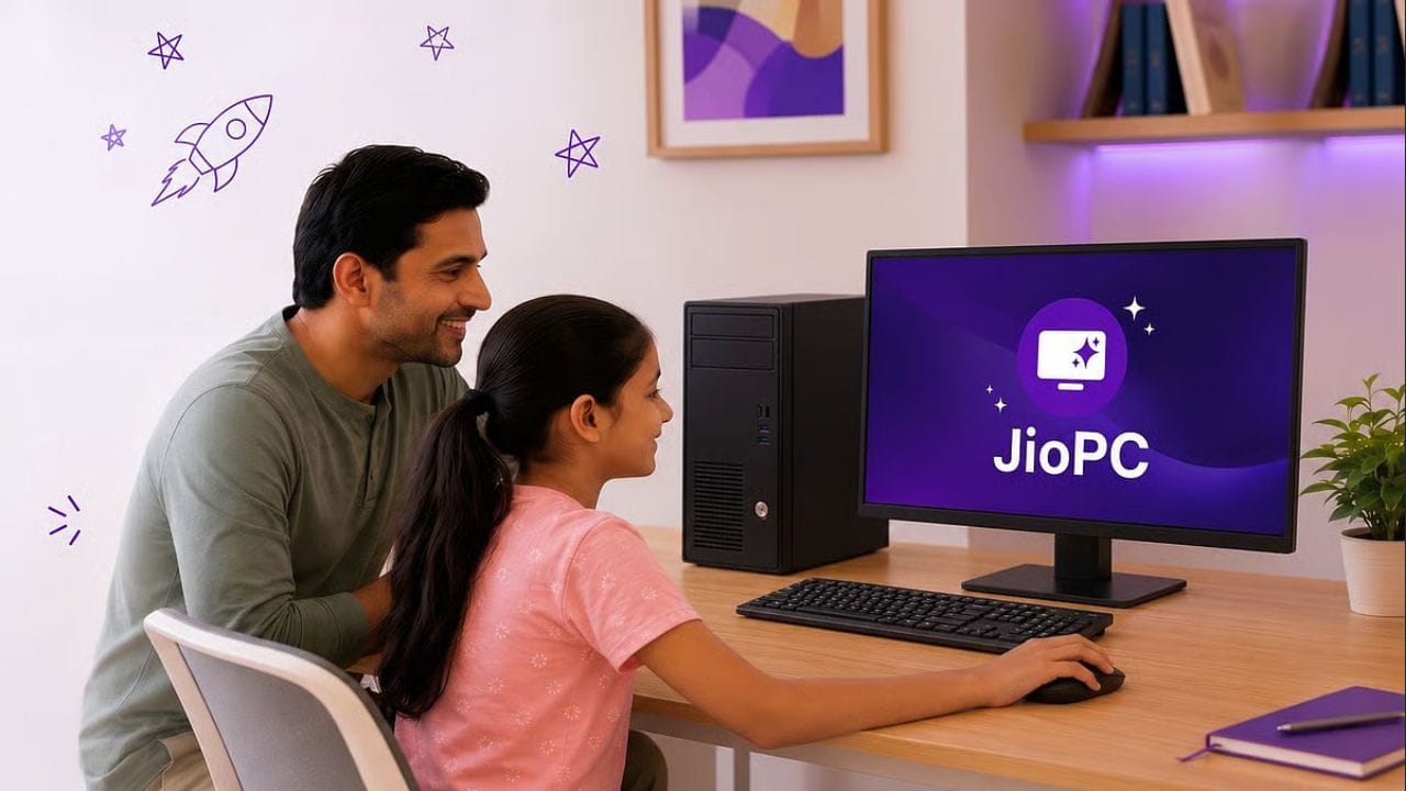 JioPC કેવી રીતે કાર્ય કરે છે : JioPC નો ઉપયોગ કરવા માટે, તમારે ફક્ત તમારા જૂના લેપટોપ પર વેબ બ્રાઉઝર અને ઇન્ટરનેટ કનેક્શનની જરૂર છે. આ JioPC ની ક્લાઉડ-આધારિત કમ્પ્યુટિંગ સેવાની ઍક્સેસને સક્ષમ કરે છે. મૂળભૂત રીતે, લેપટોપના જૂના હાર્ડવેર પર સંપૂર્ણપણે આધાર રાખવાને બદલે, તમને ક્લાઉડ કમ્પ્યુટિંગની શક્તિનો લાભ મળે છે.