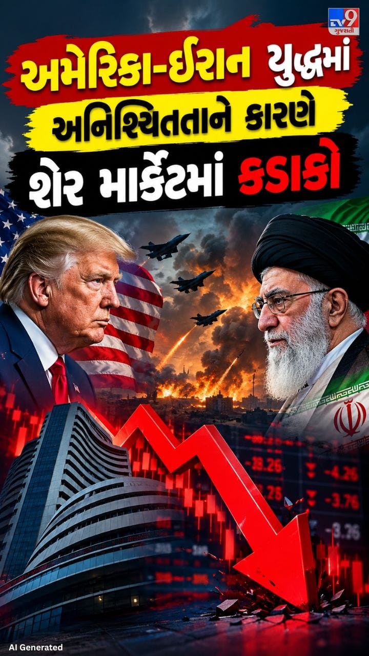 સેન્સેક્સમાં 1,247 પોઈન્ટનો મોટો કડાકો