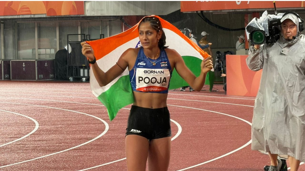 પૂજા સિંહે 1.84 મીટરના જમ્પ સાથે મહિલાઓની હાઈ જમ્પ ઈવેન્ટમાં બ્રોન્ઝ મેડલ કબજે કર્યો હતો.