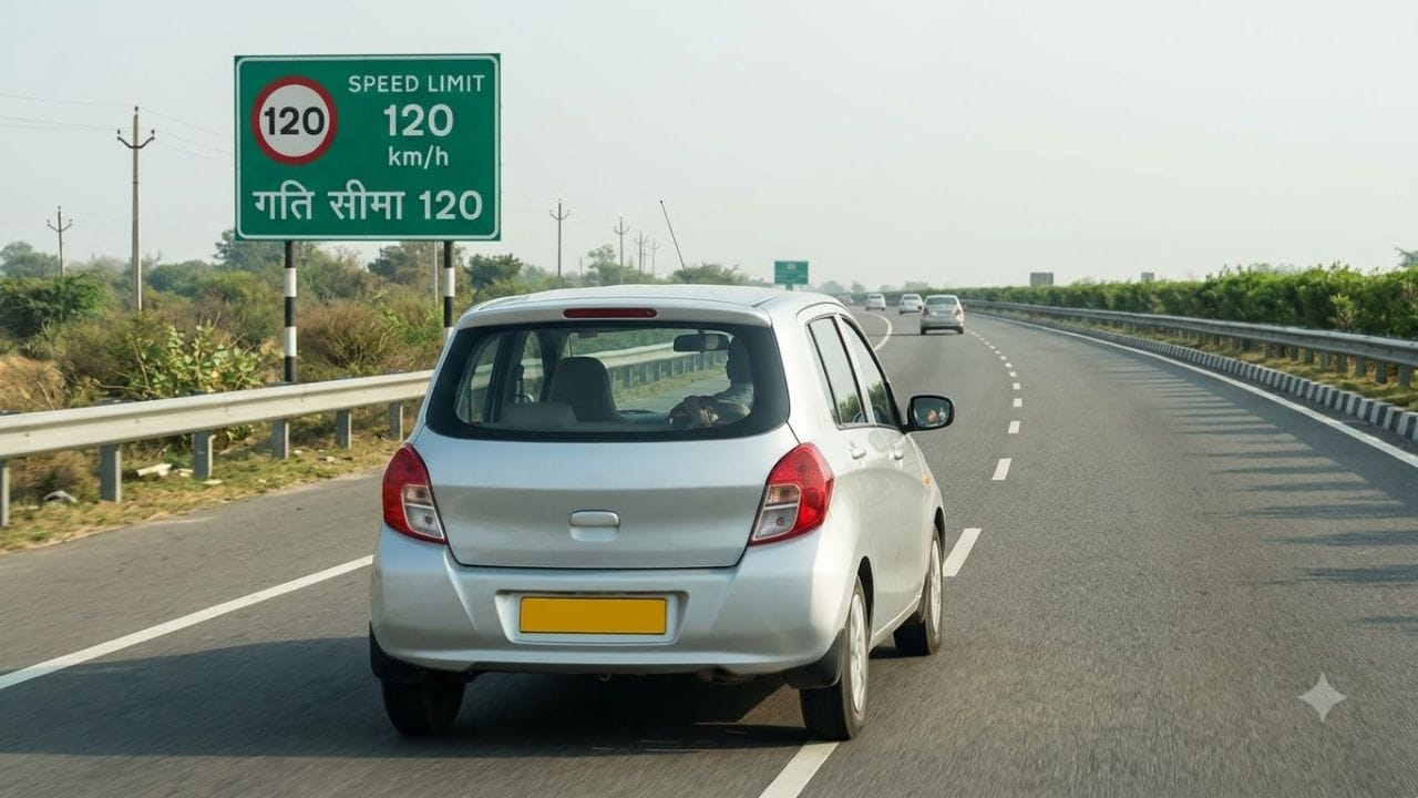 કારના મીટરમાં 220 કે 250 કિમી પ્રતિ કલાક સુધીની સ્પીડ દર્શાવવામાં આવી હોય તો પણ તેનો અર્થ એ નથી કે ભારતમાં જાહેર રસ્તાઓ પર એટલી સ્પીડે વાહન ચલાવવાની છૂટ છે. વાહનચાલકોએ સંબંધિત રસ્તા પર લાગુ પડતી સ્પીડ લિમિટનું પાલન કરવું જરૂરી છે. કારની મહત્તમ ક્ષમતા કરતાં સુરક્ષિત ડ્રાઇવિંગ અને ટ્રાફિકના નિયમોનું પાલન વધુ મહત્ત્વપૂર્ણ છે. (Image Source | AI Generated)