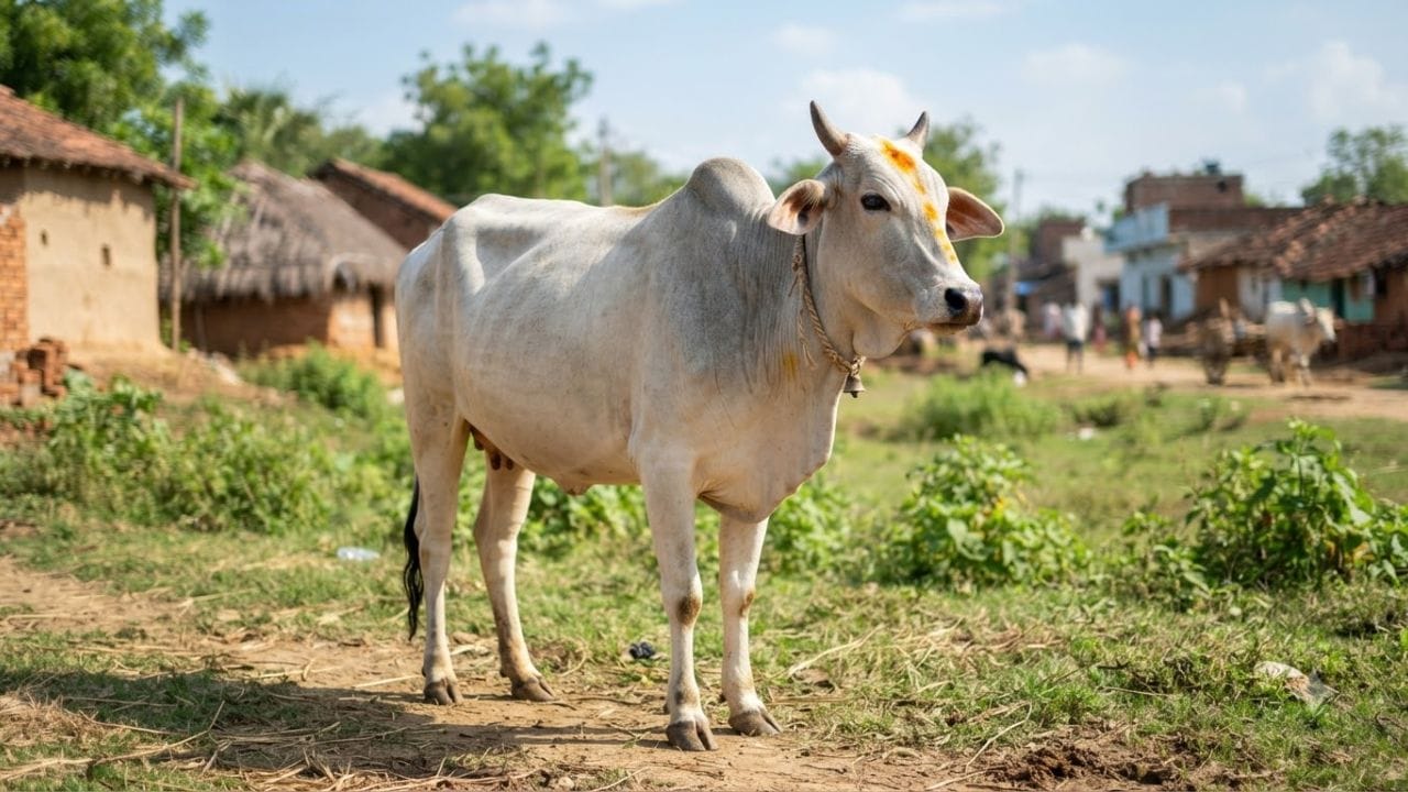 પિતૃપક્ષ દરમિયાન શ્રાદ્ધના દિવસે ભોજન તૈયાર કર્યા પછી, પહેલો ભાગ દેવતાઓને અને પછી ગાયને અર્પણ કરવામાં આવે છે. ધાર્મિક પરંપરા અનુસાર, પહેલો ભાગ દેવતાઓને અર્પણ કરવામાં આવે છે, ત્યારબાદ ગાયને. હિન્દુ ધર્મમાં ગાયને ખૂબ જ પવિત્ર માનવામાં આવે છે. જેને બધા દેવી-દેવતાઓનું નિવાસસ્થાન માનવામાં આવે છે. ગાયને ખવડાવવાથી પૂર્વજો સંતુષ્ટ અને પ્રસન્ન થાય છે. (Image Source | AI Generated)