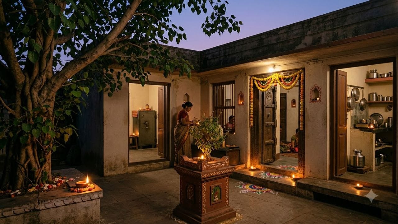 દીવાને શુભતા, પ્રકાશ અને હકારાત્મક ઊર્જાનું પ્રતીક માનવામાં આવે છે. અષ્ટમી અને નવમી તિથિએ ઘરના મુખ્ય દ્વાર, તુલસી અને તિજોરી જેવા પવિત્ર સ્થાનો પર દીવો પ્રગટાવી પરિવારની ઉન્નતિ માટે પ્રાર્થના કરવામાં આવે છે. આ ઉપરાંત દીપદાનને ગ્રહશાંતિ અને વાસ્તુદોષ નિવારણ સાથે પણ જોડવામાં આવે છે. આવો જાણીએ, આ બંને દિવસોમાં કયા 5 સ્થળોએ દીવો પ્રગટાવવો સૌથી શુભ માનવામાં આવે છે: