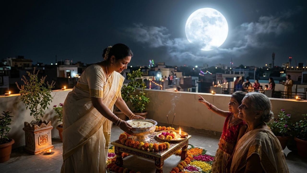 શરદ પૂર્ણિમાની રાત્રે માતા લક્ષ્મીજીની તસવીર સામે 11 કોડી અર્પણ કરો. આ કોડીઓ પર હળદરથી તિલક કરો. બીજા દિવસે સવારે આ કોડીઓને લાલ કપડામાં બાંધીને તમારી તિજોરીમાં અથવા જ્યાં ધન રાખતા હોવ ત્યાં મૂકી દો. ધાર્મિક માન્યતા અનુસાર, આ ઉપાય કરવાથી ઘરમાં ધનની અછત રહેતી નથી. (Image Source | AI Generated)