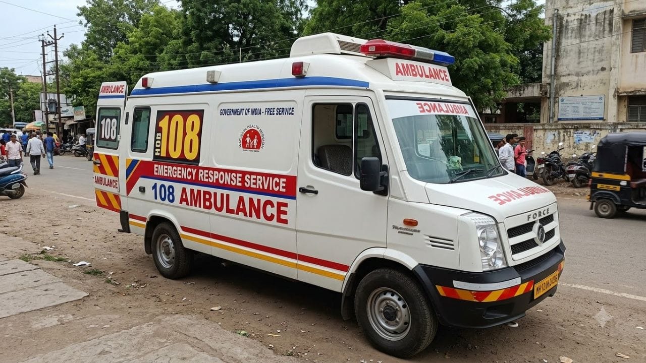 108 એમ્બ્યુલન્સમાં કયાં સાધનો હોઈ શકે? એમ્બ્યુલન્સના પ્રકાર અને ઉપલબ્ધ સુવિધાઓ અનુસાર સાધનો હોઈ શકે છે, જેમાં સ્ટ્રેચર, ઓક્સિજન સિલિન્ડર અને પુરવઠા વ્યવસ્થા, બેગ-માસ્ક વેન્ટિલેશન સાધન, બ્લડ પ્રેશર માપવાનું સાધન, પલ્સ ઓક્સિમીટર, સ્ટેથોસ્કોપ, સ્ટ્રેચર સાથેનાં સુરક્ષા સાધનો, વાહનની ક્ષમતા પ્રમાણે કાર્ડિયાક મોનિટર, ડિફિબ્રિલેટર, અદ્યતન શ્વાસ સહાયનાં સાધનો અને અન્ય ઇમરજન્સી સાધનો હોઈ શકે છે. આ સાધનોની ઉપલબ્ધતા દરેક વાહનમાં સરખી હોતી નથી. દવાઓ, ઉપકરણો અને તબીબી કર્મચારીઓની ઉપલબ્ધતા પણ એમ્બ્યુલન્સના પ્રકાર તથા સ્થાનિક વ્યવસ્થા પર આધાર રાખે છે. (Image Source | AI Generated)