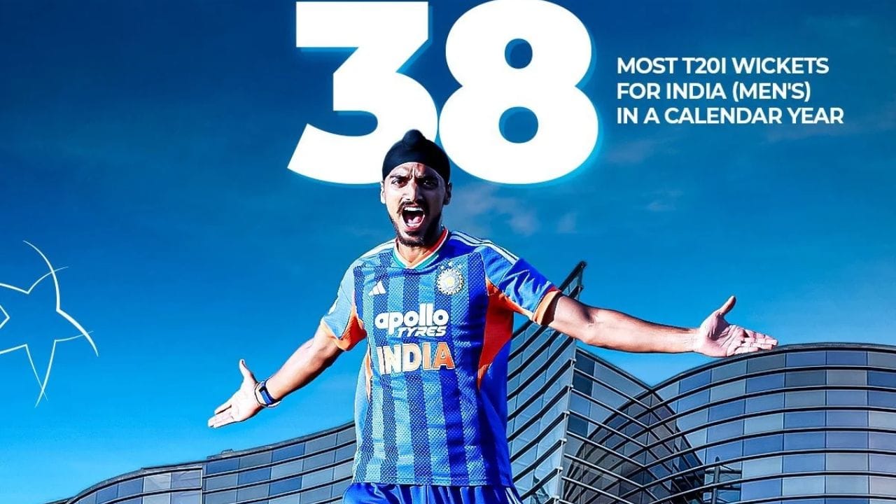 આ વિકેટ લેતા જ અર્શદીપ સિંહે એક વર્ષમાં T20Iમાં સૌથી વધુ વિકેટ લેવાનો ભારતીય રેકોર્ડ તોડ્યો હતો.