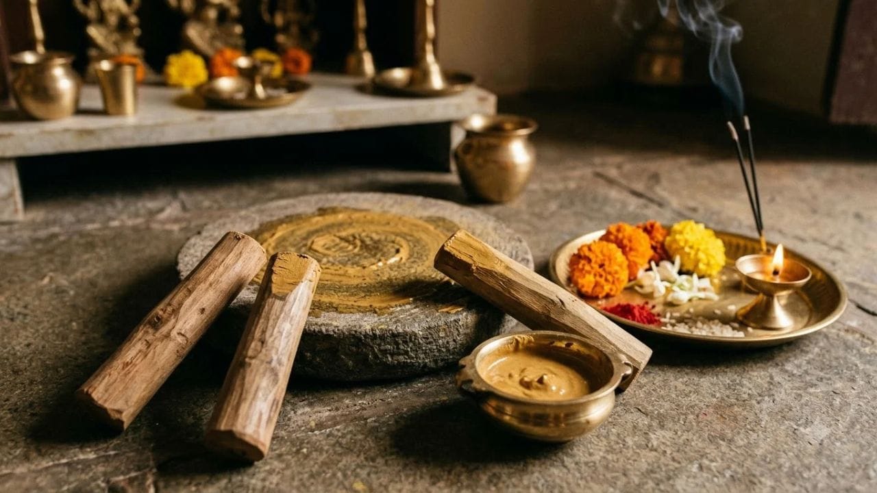 ચંદનનો ઉપયોગ માત્ર તિલક સુધી સીમિત નથી. ચંદનની માળાથી મંત્ર જાપ કરવાની પણ પરંપરા છે. દેવી ગાયત્રી, મા સરસ્વતી અને મા લક્ષ્મીના મંત્રોનો જાપ ચંદનની માળાથી કરવાની માન્યતા છે. તેનાથી સાધના દરમિયાન મનને સ્થિર રાખવામાં સહાયતા મળે છે.