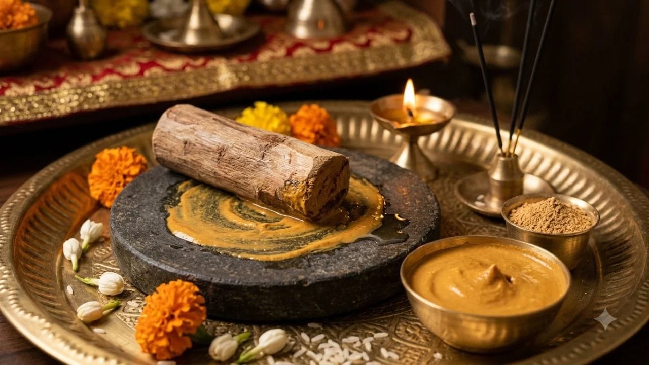 હિન્દુ ધર્મમાં માથા પર તિલક લગાવવાની પરંપરા ખૂબ જ જૂની છે. ચંદનનું તિલક ખાસ કરીને શાંતિ અને શીતળતાનું પ્રતિક છે. માનવામાં આવે છે કે, પૂજા કે મંત્ર જાપ પછી ચંદનનું તિલક લગાવવાથી મન એકાગ્ર રાખવામાં અને નકારાત્મક વિચારોથી અંતર બનાવવામાં મદદ મળે છે. ચંદનની સુગંધ મનને સુકૂન આપે છે, જે તણાવ અને માનસિક થાક ઓછો કરવામાં મદદ કરે છે.