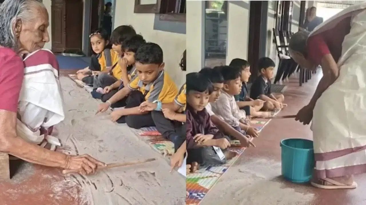 Trending Video : બાળકોને શીખવા માટે મોંઘી સ્કૂલો કે મોંઘા ગેજેટ્સની જરુર નથી, દાદીમા રેતી પર બાળકોને...