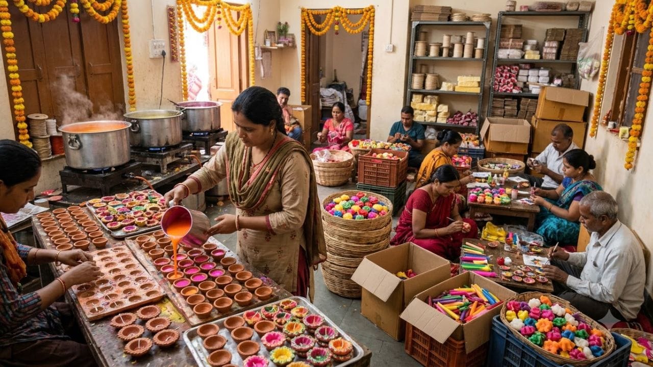 ₹10000 માં કેવી રીતે શરૂ થશે બિઝનેસ? મીણબત્તી બનાવવાના બિઝનેસની ખાસિયત એ છે કે શરૂઆતમાં મોંઘા મશીનો ખરીદવાની જરૂર પડતી નથી. નાના પાયે વિવિધ બીબાં (મોલ્ડ્સ) ની મદદથી હાથ વડે પણ મીણબત્તીઓ તૈયાર કરી શકાય છે.