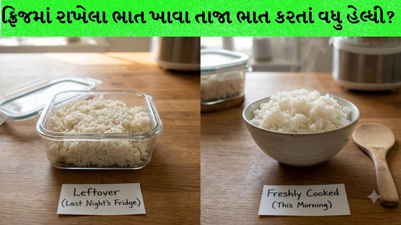 ફ્રિજમાં રાખેલા જૂના ભાત ખાવા સ્વાસ્થ્યપ્રદ, તાજા રાંધેલા ભાત કેમ ન ખાવા જોઈએ? જાણો તેની પાછળનું...