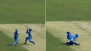 Video: કેચ પકડવાનો પ્રયાસ કરતી વખતે બે ભારતીય ખેલાડીઓ અથડાયા, મેદાન પર મોટી દુર્ઘટના ટળી