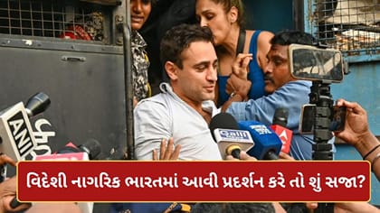 કોઈ વિદેશી નાગરિક ભારતમાં આવી વિરોધ કરે તો શું સજા મળે છે?