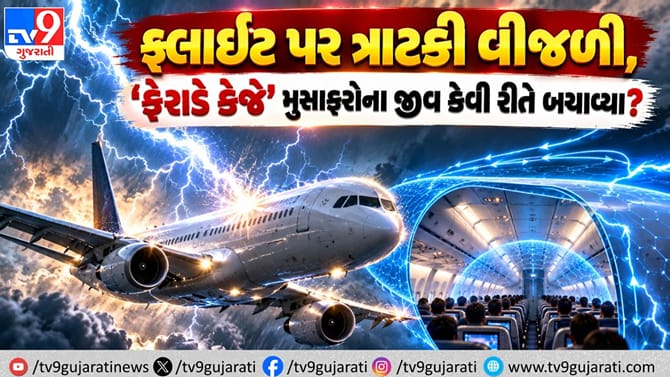 હવામાં પ્લેન પર પડી વીજળી, આ અનોખી ટેક્નોલોજીએ બચાવ્યા જીવ!