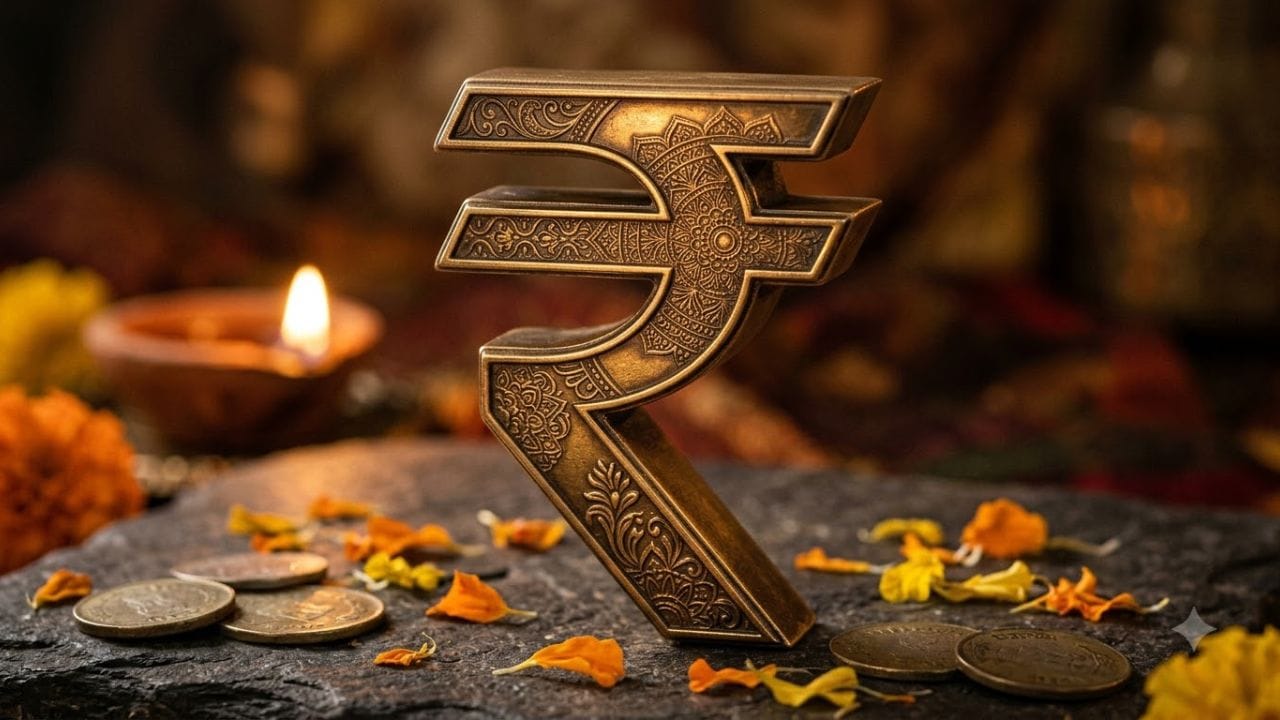 જો તમે રૂપિયાના સિમ્બોલને ધ્યાનથી જોશો, તો ઉપર બે સમાંતર રેખાઓ દેખાશે. આ રેખાઓ માત્ર સજાવટ માટે નથી, પરંતુ તે ભારતના રાષ્ટ્રીય ધ્વજ 'ત્રિરંગા' નું પ્રતીક છે. આ ઉપરાંત આ રેખાઓ સમાનતા અને આર્થિક સંતુલનનો ગૂઢ સંદેશ પણ આપે છે.