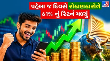 પહેલા જ દિવસે રોકાણકારોને 61% થી વધુનું તગડું રિટર્ન મળ્યું
