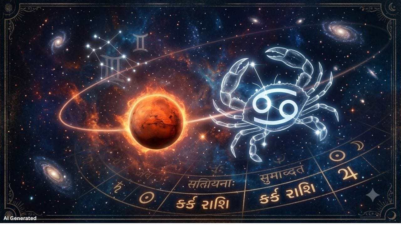 કર્ક રાશિમાં મંગળની સાથે ગુરુની પણ હાજરી છે. જેના કારણે ગુરુ-મંગળનો સંયોગ બની રહ્યો છે. જ્યોતિષમાં આ સ્થિતિને નીચભંગ રાજયોગ સાથે પણ જોડવામાં આવે છે. કર્ક રાશિમાં મંગળ નીચનો માનવામાં આવે છે, જ્યારે ગુરુ અહીં ઉચ્ચનો હોય છે. આ ગ્રહ સ્થિતિના કારણે કેટલીક રાશિઓ માટે સમય ખાસ અનુકૂળ બની શકે છે.