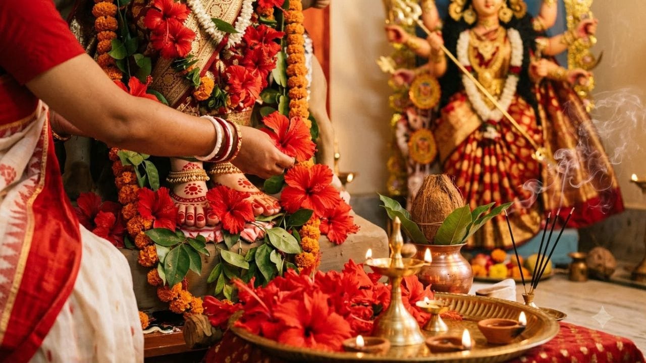 ત્યારબાદ ભક્તો ‘ॐ ऐं ह्रीं क्लीं चामुण्डायै विच्चे’ મંત્રનો 108 વાર જાપ કરી શકે છે. આ પ્રકારની ઉપાસનાથી સાધકને માનસિક શક્તિ મળે છે અને આર્થિક જીવનમાં હકારાત્મક બદલાવ આવે છે. કેટલીક ધાર્મિક પરંપરાઓ મુજબ, દશમી તિથિના દિવસે પૂજામાં ચઢાવવામાં આવેલા ફૂલોને સન્માનપૂર્વક નદી કે જળાશયમાં પ્રવાહિત કરવાની માન્યતા છે. જોકે આવું કરતી વખતે સ્થાનિક ધાર્મિક નિયમો અને જળસ્ત્રોતોની સ્વચ્છતાનું ખાસ ધ્યાન રાખવું જરૂરી છે.