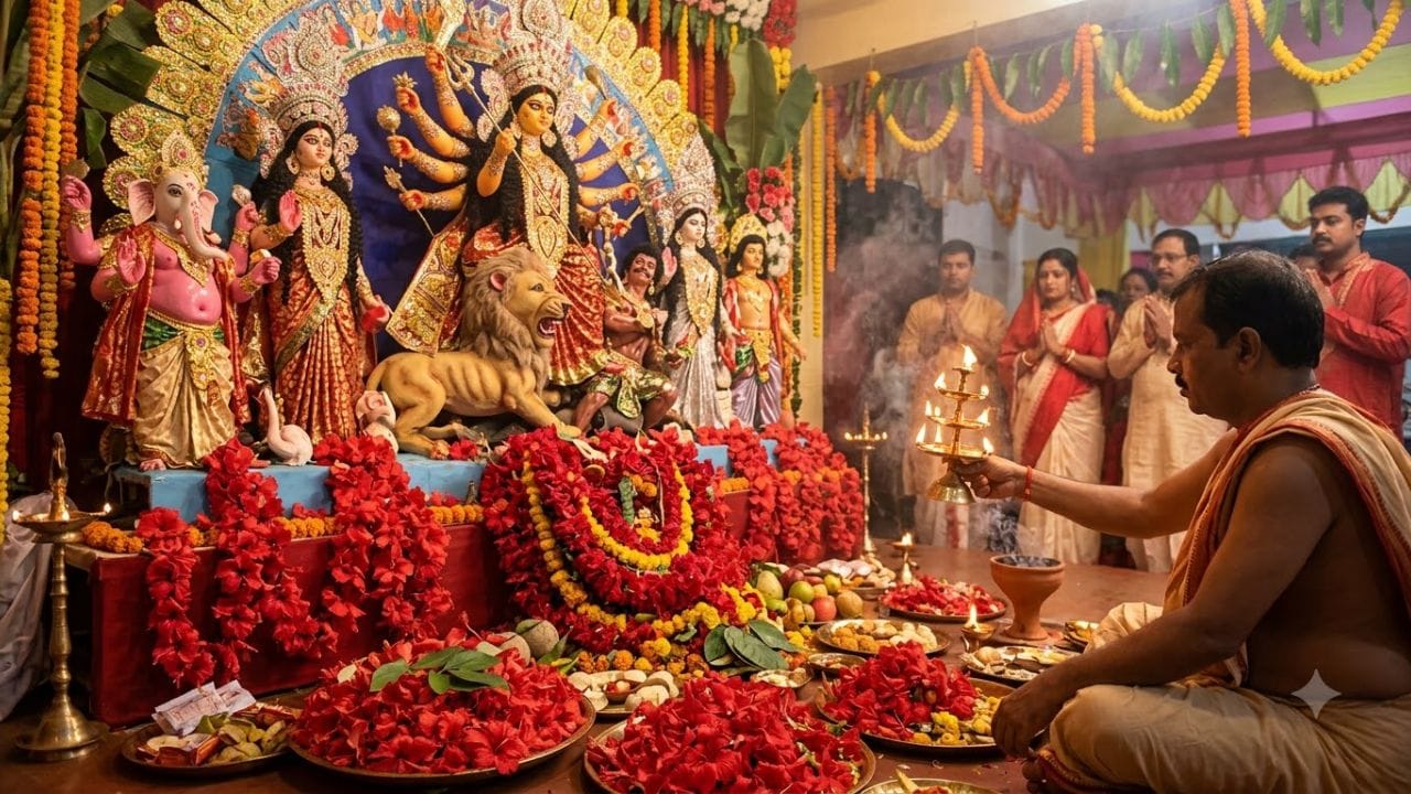 શારદીય નવરાત્રીનો પવિત્ર તહેવાર આદ્યશક્તિ મા દુર્ગાની ઉપાસના અને ભક્તિને સમર્પિત છે. નવરાત્રીના આ 9 દિવસો દરમિયાન ભક્તો માતાજીને પ્રસન્ન કરવા માટે વ્રત-ઉપવાસ રાખે છે અને શાસ્ત્રોક્ત વિધિથી પૂજા-અર્ચના કરે છે. માતા દુર્ગાને લાલ રંગના પુષ્પો અતિપ્રિય છે, જેમાં પણ લાલ જાસૂદનું ફૂલ પૂજામાં ખૂબ જ વિશેષ મહત્વ ધરાવે છે.
