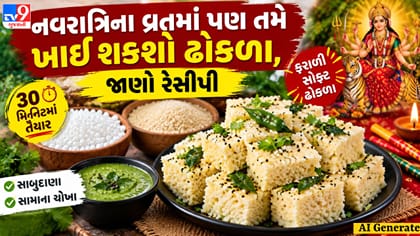 નવરાત્રિ સ્પેશિયલ: 30 મિનિટમાં બનાવો સોફ્ટ ફરાળી ઢોકળા