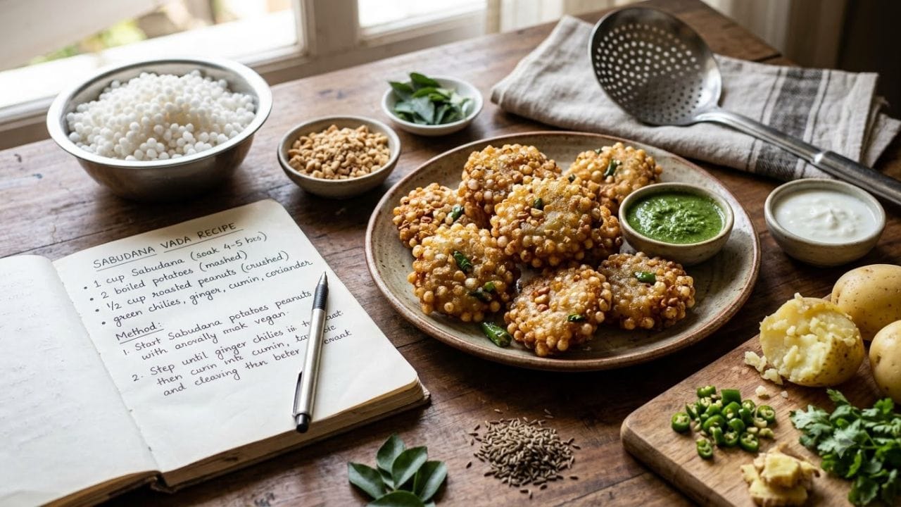 સ્ટેપ 1: સાબુદાણાને યોગ્ય રીતે પલાળવા: સાબુદાણા વડા બનાવવા માટે સૌથી પહેલાં 1 કપ સાબુદાણાને સારી રીતે ધોઈને ઓછામાં ઓછા 5 કલાક અથવા આખી રાત પલાળી રાખવા જરૂરી છે. પાણી એટલું જ હોવું જોઈએ કે સાબુદાણા તેમાં ડૂબી જાય. સાબુદાણા બરાબર પલળવા એ સૌથી મહત્વનું પગલું છે; તે વધુ પડતા સોફ્ટ કે વધુ કડક ન રહેવા જોઈએ, કારણ કે તેના પર જ વડાનો ટેક્સચર નિર્ભર કરે છે.