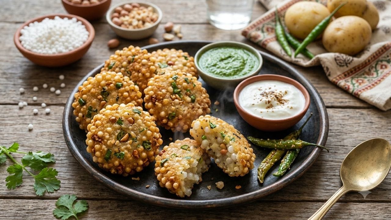 સ્ટેપ 4: મિક્સ કરીને તળી લેવા: આ તમામ સામગ્રીને એકસાથે બરાબર મિક્સ કરીને લોટ જેવો ડો બનાવી લો. ત્યારબાદ હાથમાં થોડું તેલ લગાવી મનપસંદ સાઈઝના વડા બનાવી લો. કઢાઈમાં તેલ ગરમ કરી મધ્યમ આંચ પર બંને બાજુ ગોલ્ડન બ્રાઉન અને ક્રિસ્પી થાય ત્યાં સુધી તળી લો. તમારા ગરમા-ગરમ અને કુરકુરા સાબુદાણા વડા તૈયાર છે, જેને વ્રતની લીલી ચટણી કે દહીં સાથે પીરસો.