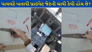 Trending Video : પ્રાઇવેટ જેટની ચાવી કેવી હોય છે? પાયલટે બતાવી દરવાજો ખોલવાની રીત