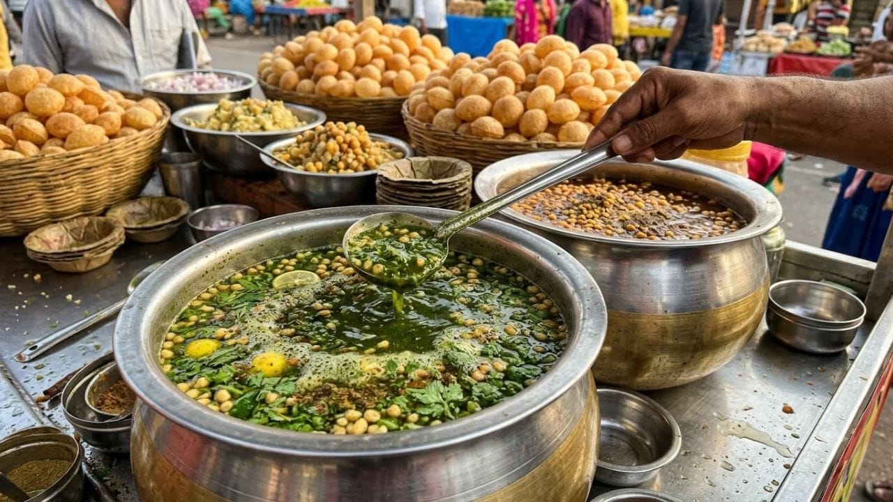 પકોડીનો અસલી સ્વાદ તેની પૂરી અને ખટ-મીઠા તેમજ તીખા પાણીથી આવે છે. બહાર ઠેલા કે દુકાન પર મળતા પકોડીનું પાણી જેટલું ચટપટું અને સ્વાદિષ્ટ હોય છે, તેવો જ સ્વાદ ઘરે પણ તૈયાર કરી શકાય છે. તેના માટે ખૂબ વધારે સામગ્રીની જરૂર પડતી નથી. ફુદીનો, લીલા ધાણા, લીલા મરચાં, લીંબુ અને કેટલાક મસાલાઓની મદદથી તમે ઘરે જ સ્વાદિષ્ટ ગોલગપ્પાનું પાણી બનાવી શકો છો.