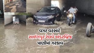 બોટાદનો સાળંગપુર રેલવે અંડરબ્રિજ વગર વરસાદે પાણીમાં ગરકાવ, વાહનચાલકોને પારાવાર હાલાકી