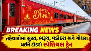 Breaking News : તહેવારોમાં મુસાફરો માટે રાહત ! સુરત, ભરૂચ અને વડોદરા થઈને દોડશે 4 સ્પેશિયલ ટ્રેન, જાણો સમયપત્રક