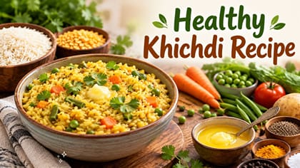 બીમારીમાં જ નહીં, રોજના ભોજનમાં પણ ખીચડી ખાઓ! જાણો પૌષ્ટિક રેસિપી