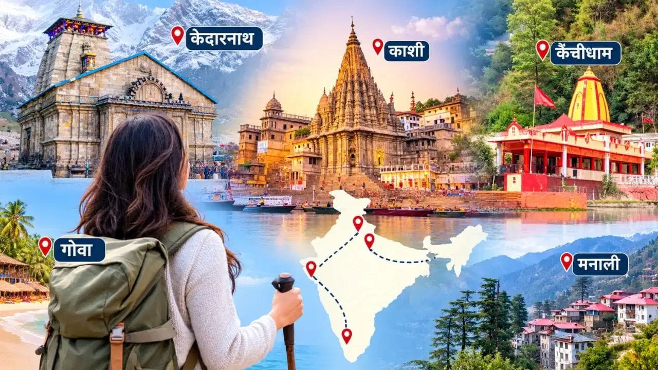 શ્રદ્ધાળુઓ હવે હિલ સ્ટેશન, બીચ નહીં પણ ધાર્મિક સ્થળોની મુલાકાત લે છે