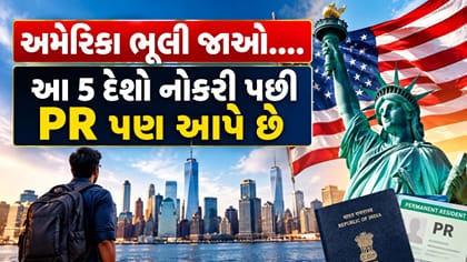અમેરિકા ભૂલી જાઓ.... આ 5 દેશો નોકરી પછી PR પણ આપે છે