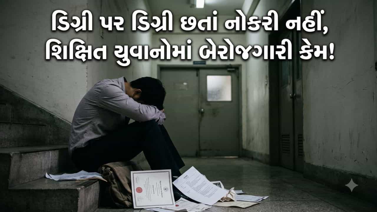 વધુ ભણતર નોકરીની રાહ લાંબી બનાવે છે ? જાણો શું કહે છે ભારતના રોજગારના આંકડા