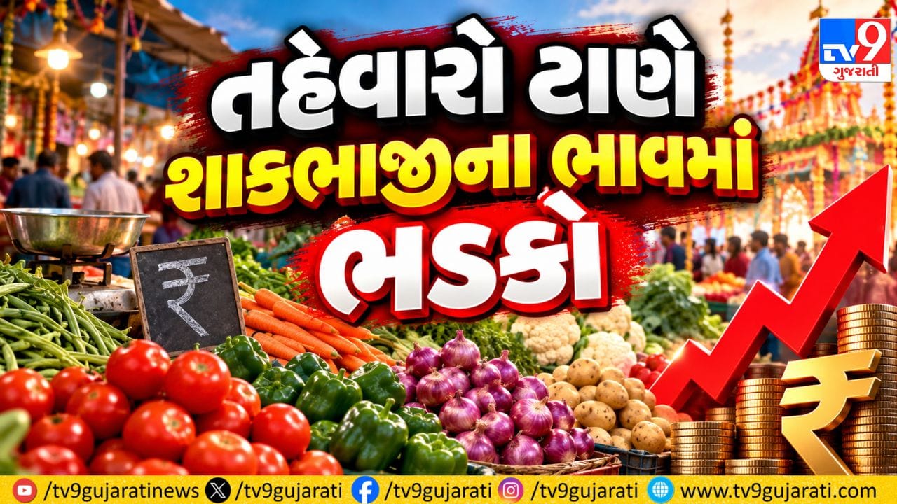 Vadodara Breaking: તહેવારો ટાણે શાકભાજીના ભાવમાં ભડકો, લીંબુ ₹250 અને લસણ ₹300ને પાર, ગૃહિણીઓનું બજેટ ખોરવાયું Vadodara Breaking: તહેવારો ટાણે શાકભાજીના ભાવમાં ભડકો, લીંબુ ₹250 અને લસણ ₹300ને પાર, ગૃહિણીઓનું બજેટ ખોરવાયું
