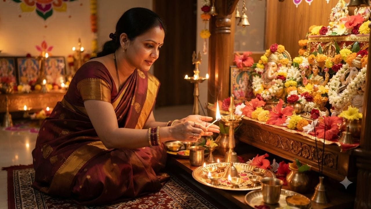સામાન્ય નિત્ય પૂજામાં બે વાટ (બત્તી) ભેગી કરીને એક દીવો બનાવવાની પ્રાચીન પરંપરા છે. જો તમે બહુમુખી (એકથી વધુ મુખવાળો) દીવો પ્રગટાવી રહ્યા છો, તો તેમાં ત્રણ કે પાંચ બત્તીઓ રાખવી શુભ ગણાય છે. હિન્દુ પરંપરામાં પૂજા-પાઠ અને ધાર્મિક કાર્યોમાં એકી સંખ્યાઓ (જેમ કે 3, 5, 7) નો પ્રયોગ કરવો વિશેષ ફળદાયી અને પવિત્ર માનવામાં આવે છે.
