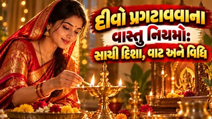 પૂજામાં દીવો પ્રગટાવતા પહેલાં જાણો આ જરૂરી નિયમો !