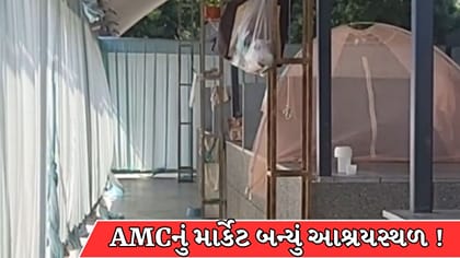 કરોડોના ખર્ચે બનેલું AMCનું વેજીટેબલ માર્કેટ બન્યું આશ્રયસ્થળ ! Video