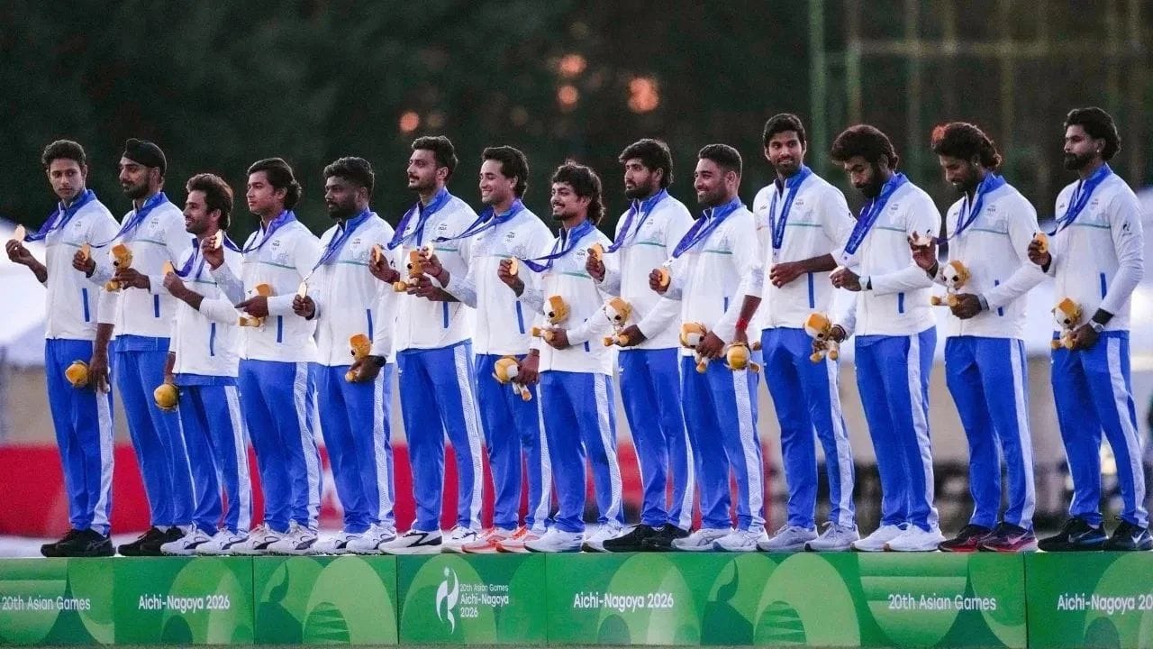 ભારતે એશિયન ગેમ્સ 2026માં મેન્સ ક્રિકેટની ફાઈનલમાં પાકિસ્તાનને 19 રને હરાવીને ગોલ્ડ મેડલ જીત્યો હતો.