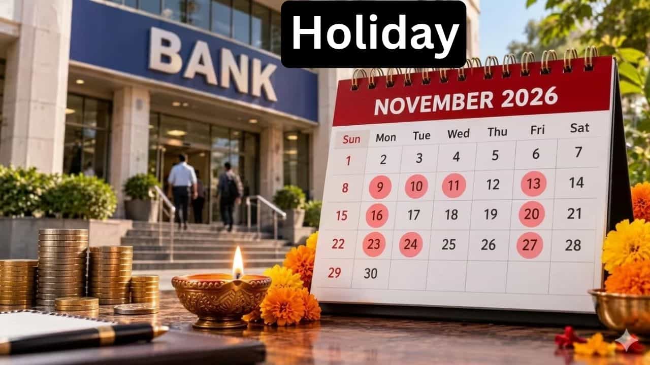Bank Holidays : નવેમ્બરમાં 16 દિવસ બેંકો રહેશે બંધ, RBIએ જાહેર કર્યું રજાઓનું લિસ્ટ