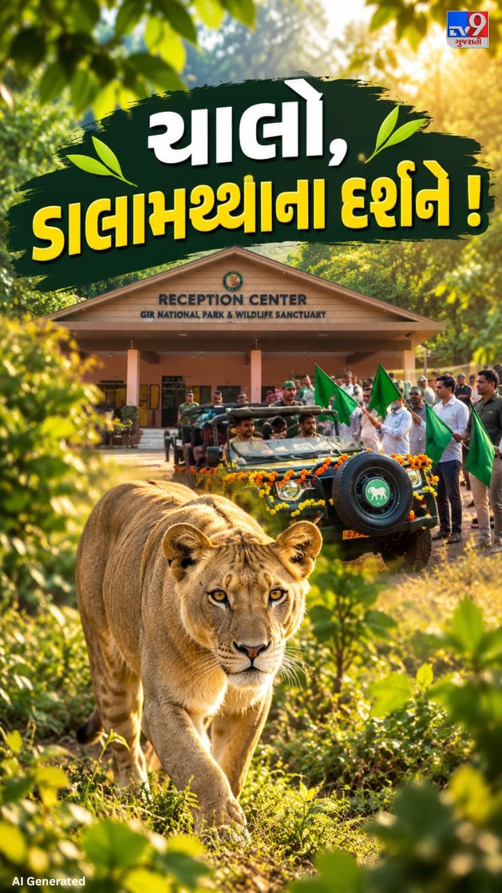 ​સાસણ ગીર જંગલ સફારી શરૂ