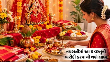 નવરાત્રી દરમિયાન ઘરે લઈ આવો આ 6 શુભ વસ્તુઓ, મા દુર્ગાની થશે કૃપા
