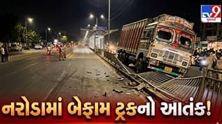 Breaking News: અમદાવાદ નરોડા ફ્રૂટ માર્કેટ પાસે બેફામ ટ્રક ચાલકનો આતંક, BRTSની 10 જેટલી રેલિંગને નુકસાન, જુઓ Video