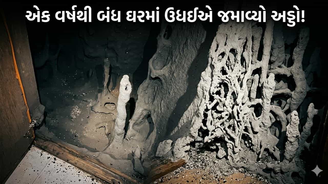 Trending video : એક વર્ષથી બંધ હતું ઘર, રસોડાના કેબિનેટ ખોલતાં ઉધઈનું ‘સામ્રાજ્ય’ જોઈને લોકો ચોંક્યા